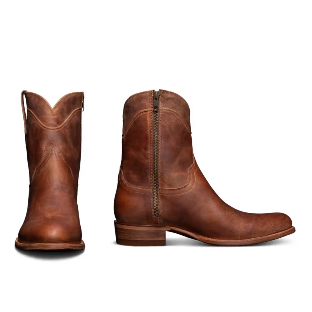 Tecovas Dean Boots Mens Size 8EE Scotch Goat Leather Cowboy Western Box 8
